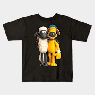 Vintage Shaun Cartoon TV Series The Sheep Kids T-Shirt